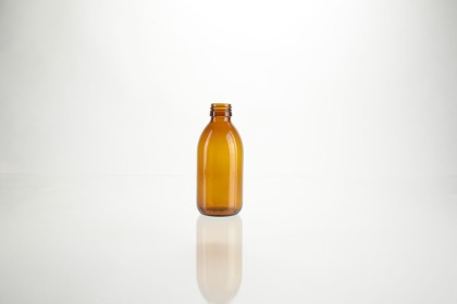 Flacons sirop ronds en verre brun - PP 28 | 200 ml (127-200)