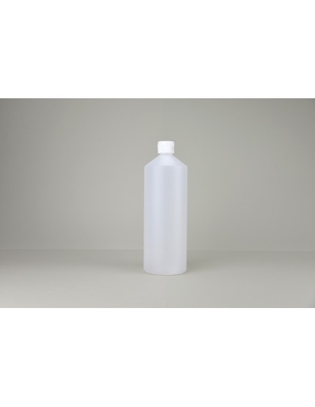 Flacon rond en PEHD avec fermeture à clapet | 1 litre (651-1000)