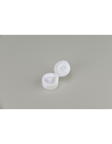 Flacon rond en PEHD avec fermeture à clapet | 1 litre (651-1000)