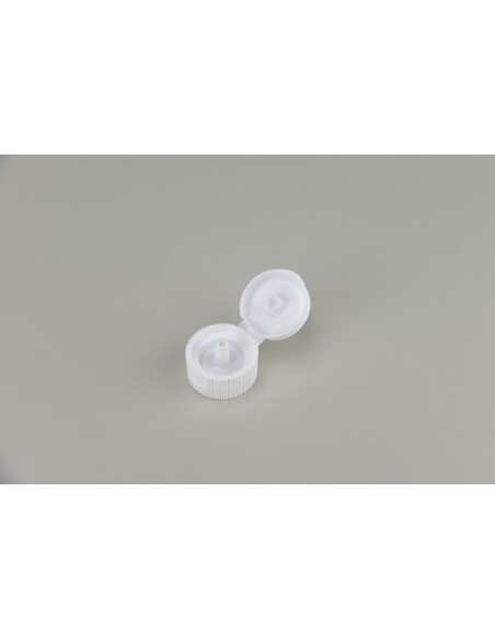 Flacon rond en PEHD et ses fermetures | 1 litre (651-1000)