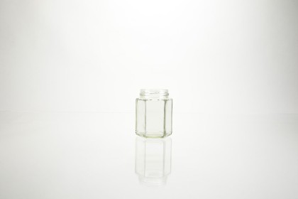 Bocaux hexagonaux en verre | 45 ml (77-45) 2