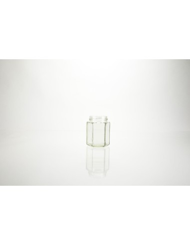 Bocaux hexagonaux en verre | 45 ml (77-45)