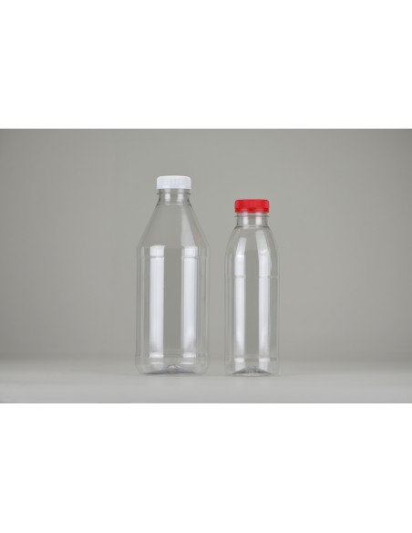 Bouteilles en pet à col large | Capsule blanche - Capsule en HDPE pour bouteilles en PET à col large (CAP-B-BT-L)