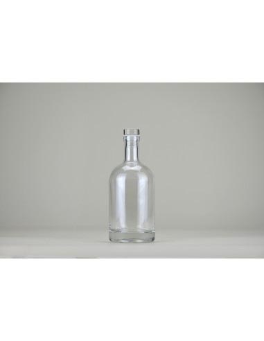 Bouteille \"oslo\" en verre blanc avec bouchon en verre | 700 ml - Bouchon en verre (BOUCH-V-OSLO-700) 