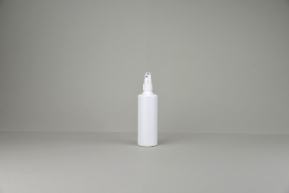 Bouillottes et spray blanches en polyéthylène rondes (vapo à  couper) | 200 ml - Bouillote + Spray Complète (661-B-200-C) 2