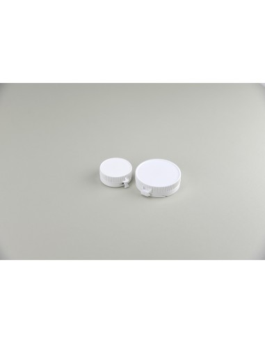 Fermetures pour pots blancs en plastique \"securibox\" | Couvercle pour pot \"securibox\" en 540 ml (617-C-540)