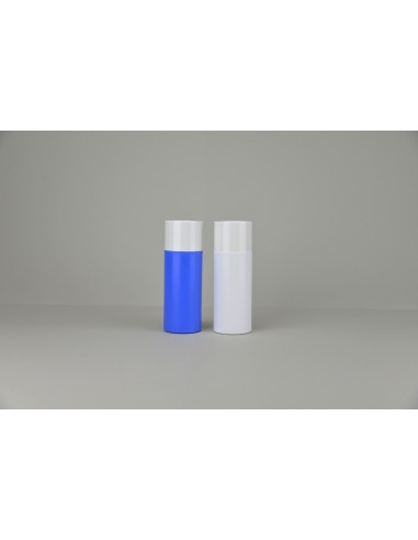 Flacons poudreurs pour talc en polyéthylène avec pastille et capot | Blanc 180 gr - Complet (658-180-BLANC)