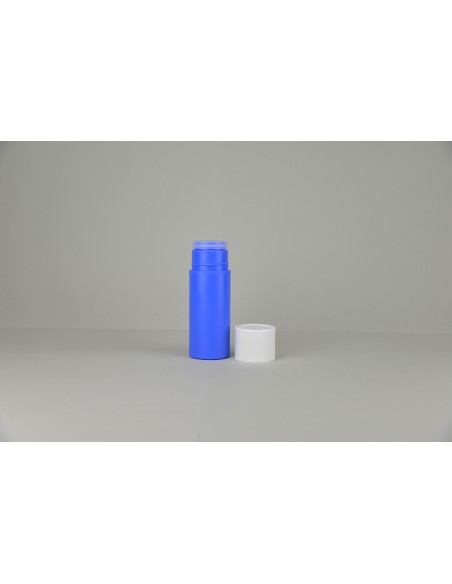 Flacons poudreurs pour talc en polyéthylène avec pastille et capot | Blanc 180 gr - Complet (658-180-BLANC)