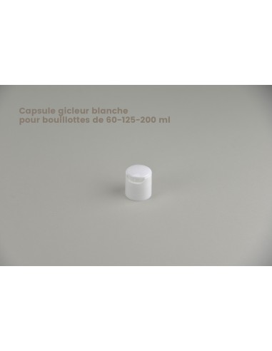 Fermetures pour bouillottes en polyéthylène et en PET (24/410) | Capsule gicleur blanche pour bouillottes de 60 à 400 ml (650-CA