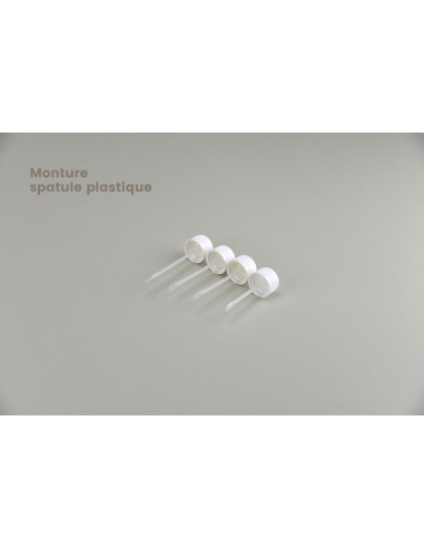Fermetures DIN 18 | Monture spatule plastique 20 ml (MONT-41-20 )