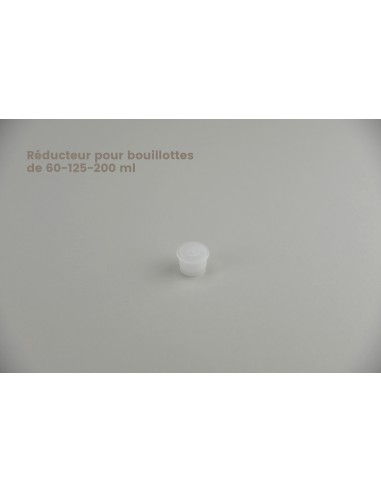 Fermetures pour bouillottes en polyéthylène et en PET (24/410) | Réducteur pour bouillottes de 60 à 400 ml (650-PP)
