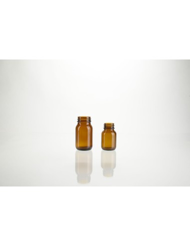 Poudriers en verre brun | 100 ml (71-100)