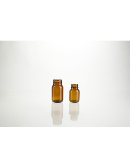 Poudriers en verre brun | 100 ml (71-100)