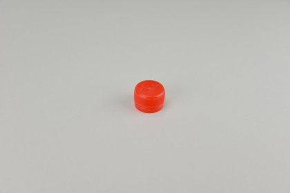 Bouteille en PET transparente 1 litre avec bouchon inviolable rouge | Capsule rouge inviolable pour bouteilles en PET transparen