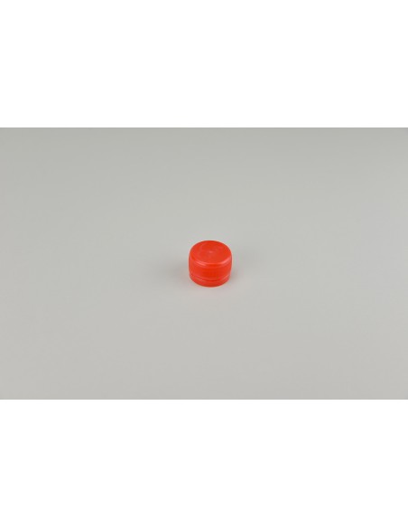 Bouteille en PET transparente 1 litre avec bouchon inviolable rouge | Capsule rouge inviolable pour bouteilles en PET transparen