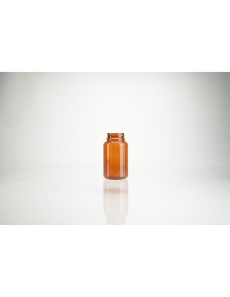 Poudriers en PETG brun ronds | 200 ml (623-200)