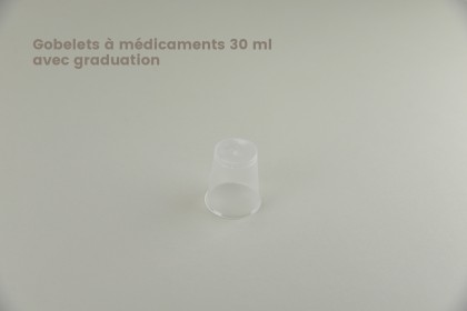 Accessoires pour PP 28 | Gobelet à  médicaments 30 ml avec graduation (866-30)