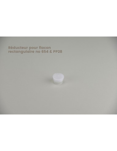 Fermetures PP 28 | Réducteur pour flacons rectangulaires no 654 & PP28 (3-PP-28) 