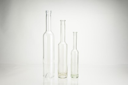 Bouteilles \"platin\" en verre blanc avec col allongé | 500 ml (715-500)