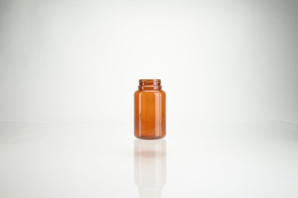 Poudriers en PETG brun ronds | 100 ml (623-100)