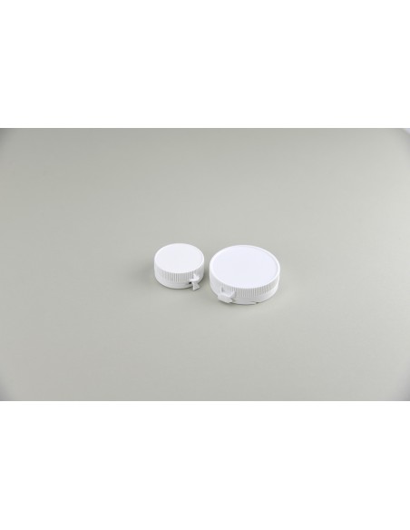 Fermetures pour pots blancs en plastique \"securibox\" | Couvercle pour pot \"securibox\" en 50 ml (617-C-50)