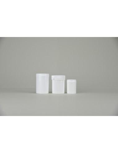 Pots blancs en plastique \"securibox\" | 135 ml (617-135) 