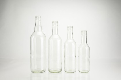 Bouteilles à spiritueux en verre blanc a vis - PP 31.5 | 700 ml (10264)