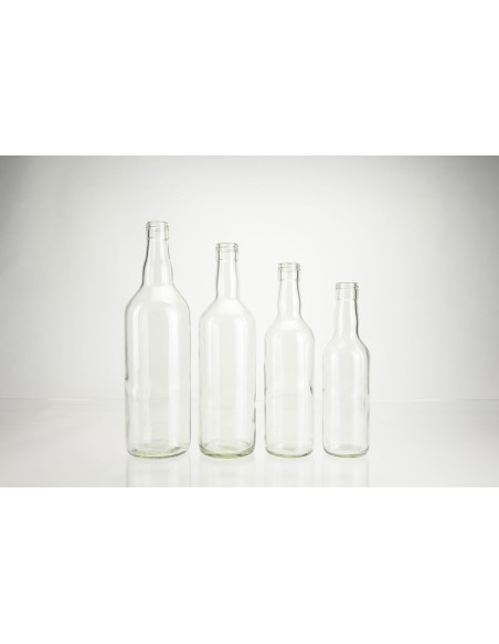Bouteilles à spiritueux en verre blanc a vis - PP 31.5 | 700 ml (10264)
