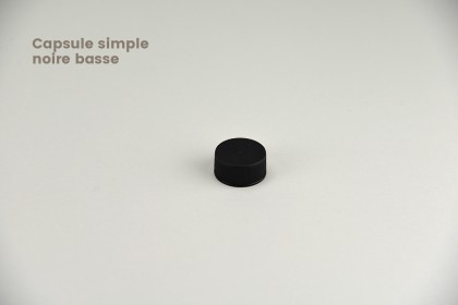 Fermetures PP 28 | Capsule simple basse noire (3-A) 