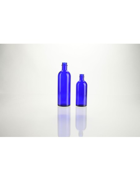 Flacons en verre bleu \"fleur d\'oranger\" | 100 ml (512-100)