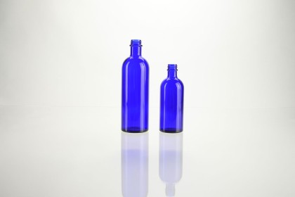 Flacons en verre bleu \"fleur d\'oranger\" | 200 ml (512-200) 2