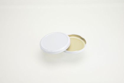 Couvercles \"Twist Off\" blancs noirs ou dorés | Blanc - Pour Bocaux 200FH, hexagonaux 190 ml (TO-58) 2