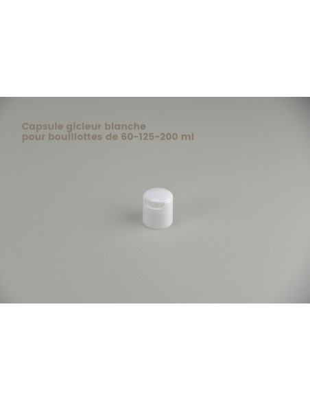 Fermetures pour bouillottes en polyéthylène et en PET (24/410) | Capsule gicleur transparente pour bouillottes de 60 à 400 ml (6 Fermetures pour bouillottes en polyéthylène et en PET (24/410) | Capsule gicleur transparente pour bouillottes de 60 à 400 ml (6