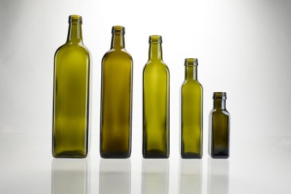Bouteilles à huile en verre vert - PP 31.5 | 1000 ml (HUILE-1000)
