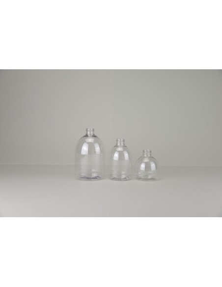 Flacons à savons ou sels | Flacon savon \"Neville\" 150ml en plastique transparent (660-150-T)