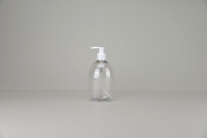 Flacons à savons ou sels | Flacon savon \"Neville\" 250ml en plastique transparent (660-250-T)