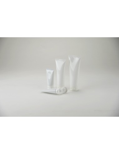 Tubes en PE blanc avec fermeture basculante | 35 ml - 30 gr (309-30)