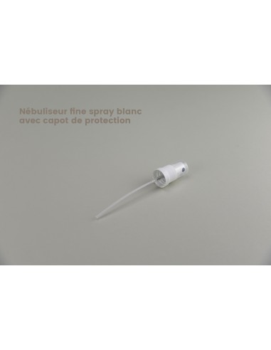 Fermetures DIN 18 | Nébuliseur fine spray noir avec capot de protection (40-N)