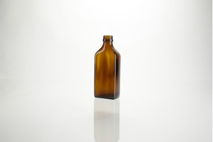 Flacons \"belge\" en verre brun rectangulaires | 1000 ml (2-1000)