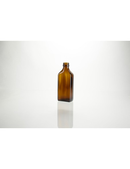 Flacons \"belge\" en verre brun rectangulaires | 1000 ml (2-1000)