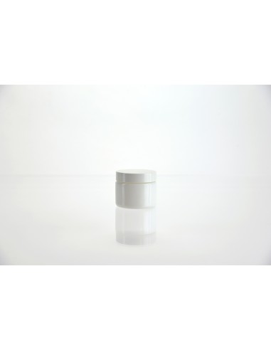 Pots à onguents \"Cléopâtre\" en verre blanc et couvercles | 50 ml sans couvercle (600-50)