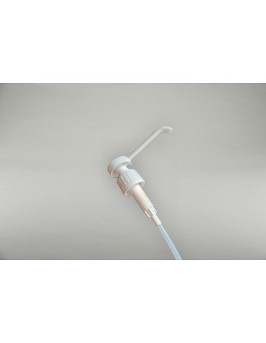 Fermetures PP 28 | Pompe dispenser blanche long bec (3-P-L-B) 