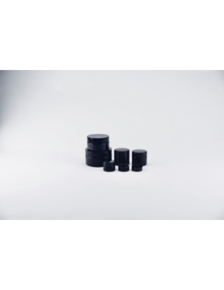 Pots en verre violet Miron® avec couvercle | 400 ml (300-V-400-C)