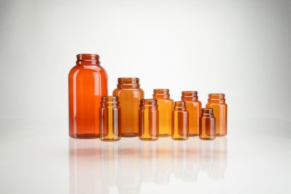 Poudriers en PETG brun ronds | 300 ml (623-300)  2