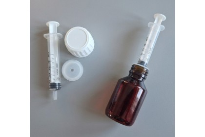 Accessoires pour PP 28 | Med Pet Press In Set adaptateur et seringue pour PP28 en PET (MED-PET)